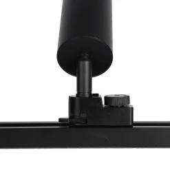 Foco de carril monofásico con ángulo lumínico ajustable y articulado de 8W zoom