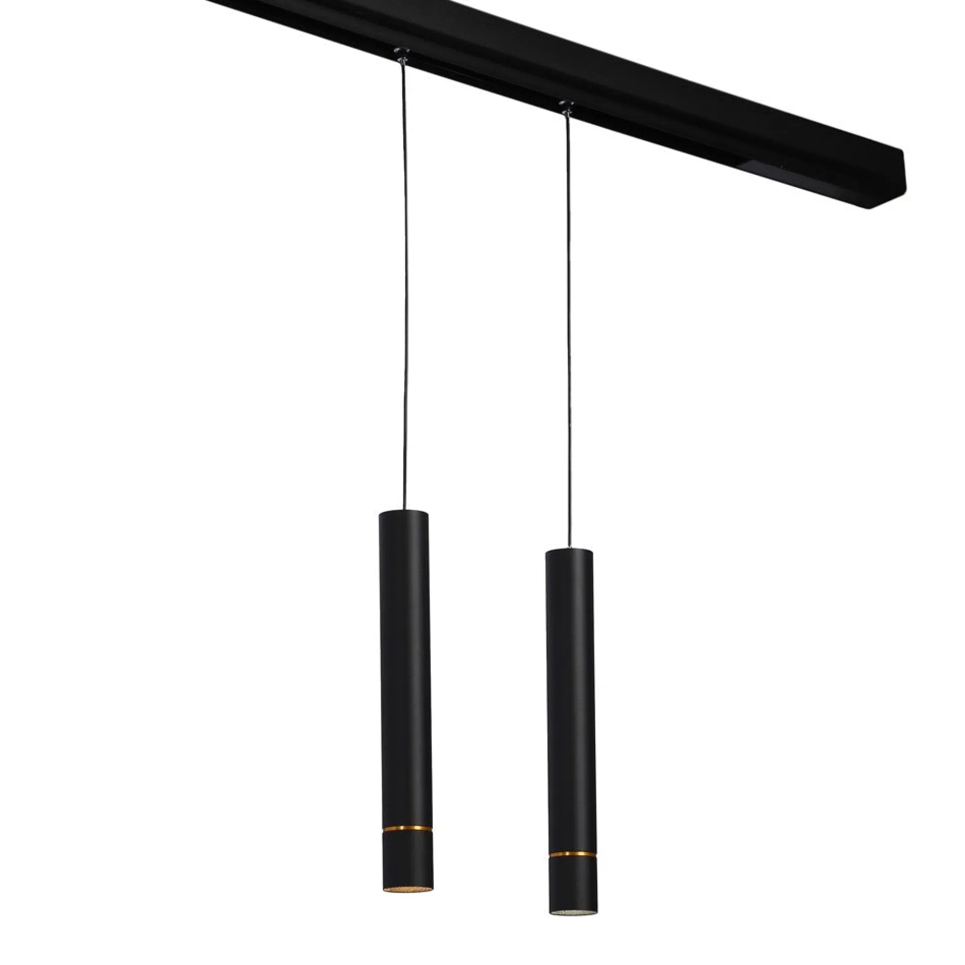 Foco de suspensión LED para carril magnético 48V - 8W - Línea dorada