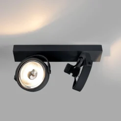 Foco de techo doble orientable