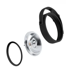 Foco de techo doble orientable