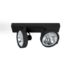 Foco de techo doble orientable