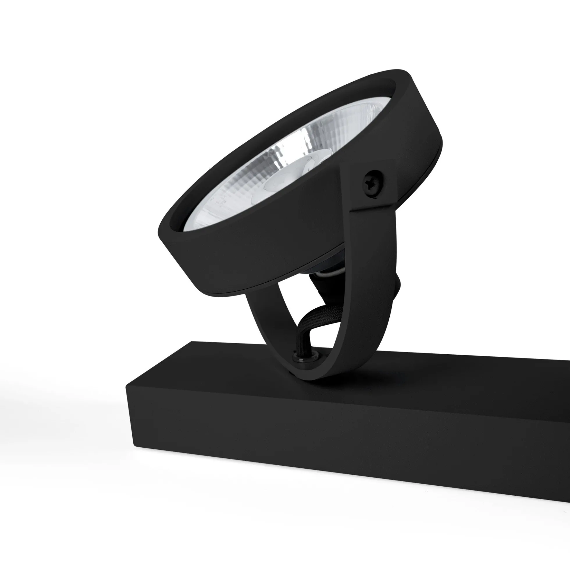 Foco de techo doble orientable "IRIS" + 2 bombillas AR111 GU10