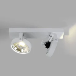 Foco de techo doble orientable