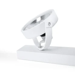 Foco de techo doble orientable