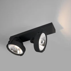 Foco de techo doble orientable