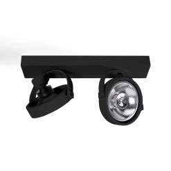 Foco de techo doble orientable