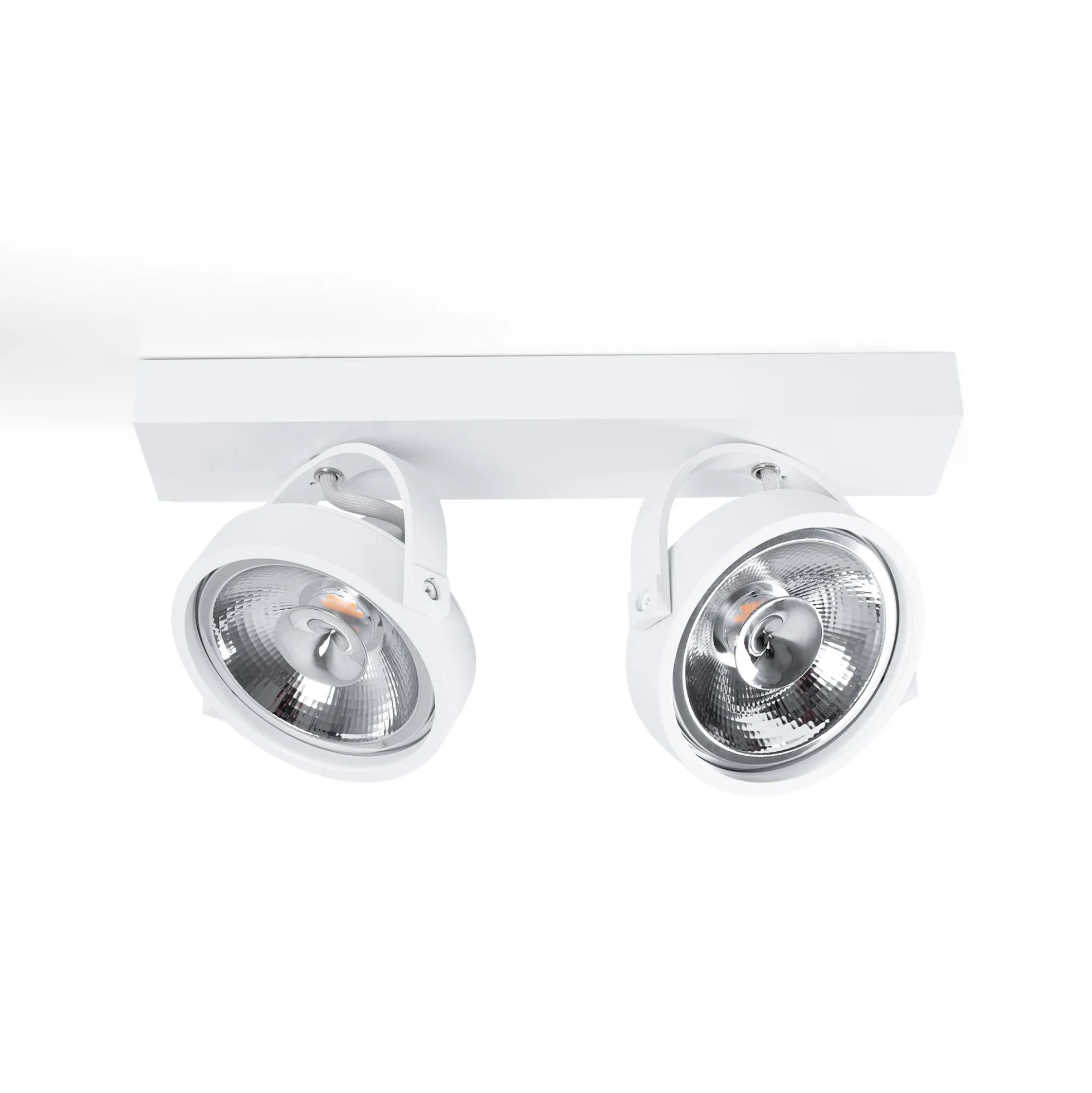 Foco de techo doble orientable "IRIS" - 2 x AR111 GU10