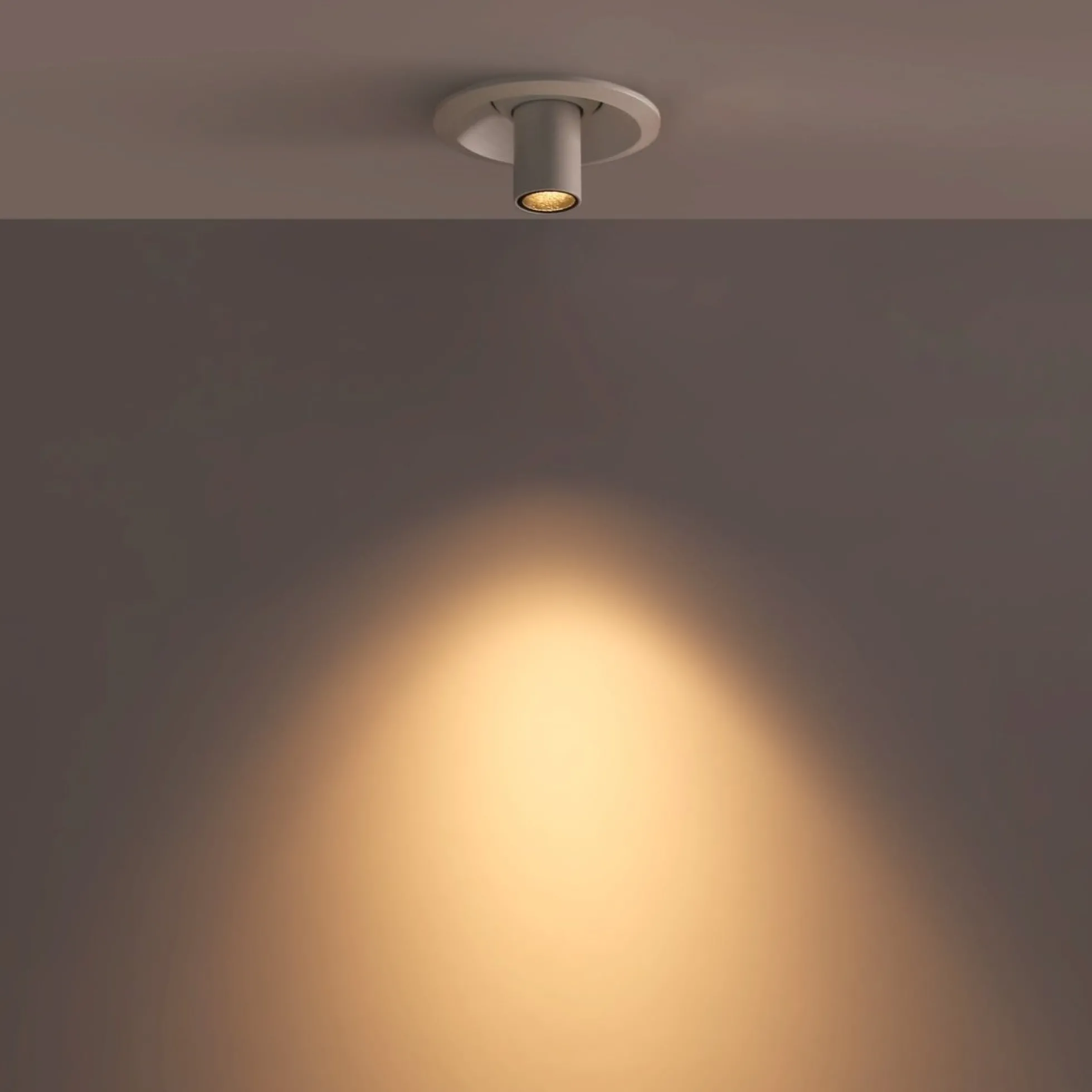 Foco de techo LED empotrable 3W - Extensible 120mm - Orientable - Chip OSRAM - 2700K