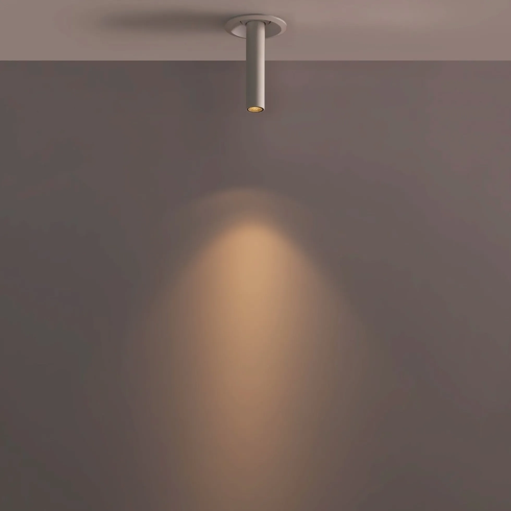 Foco de techo LED empotrable 3W - Extensible 300mm - Orientable - Chip OSRAM - 2700K