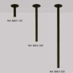 Foco de techo LED empotrable 3W - Extensible 300mm - Orientable - Chip OSRAM - 2700K