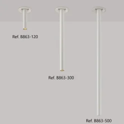 Foco de techo LED empotrable 3W - Extensible 500mm - Orientable - Chip OSRAM - 2700K