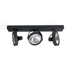 Foco de techo triple orientable