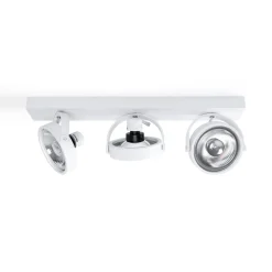 Foco de techo triple orientable