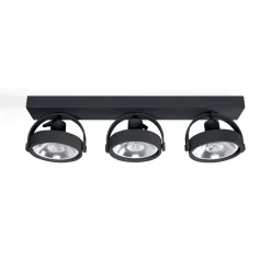 Foco de techo triple orientable