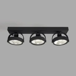 Foco de techo triple orientable