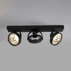 Foco de techo triple orientable