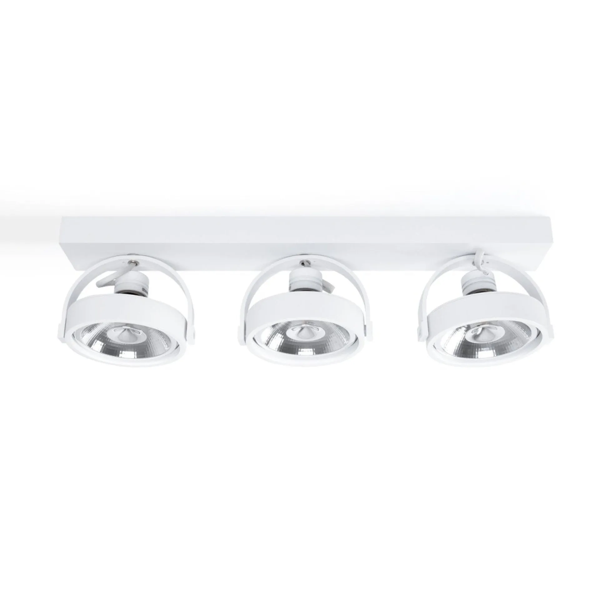 Foco de techo triple orientable "IRIS" + 3 bombillas AR111 GU10
