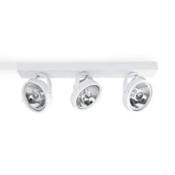 Foco de techo triple orientable 
