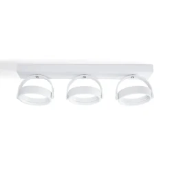 Foco de techo triple orientable 