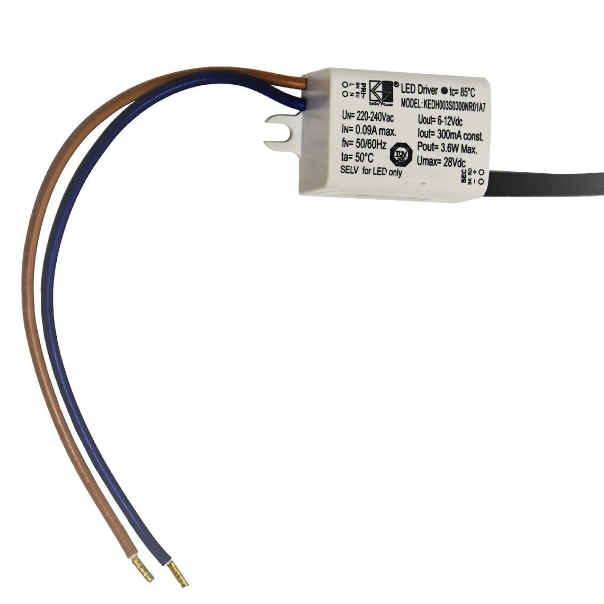 Foco empotrable LED con zoom - Orientable - Chip Cree - 2700K - 3W