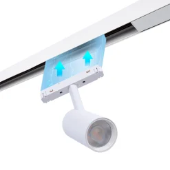 Foco LED CCT para carril magnético 48V - 6W - Mi Light