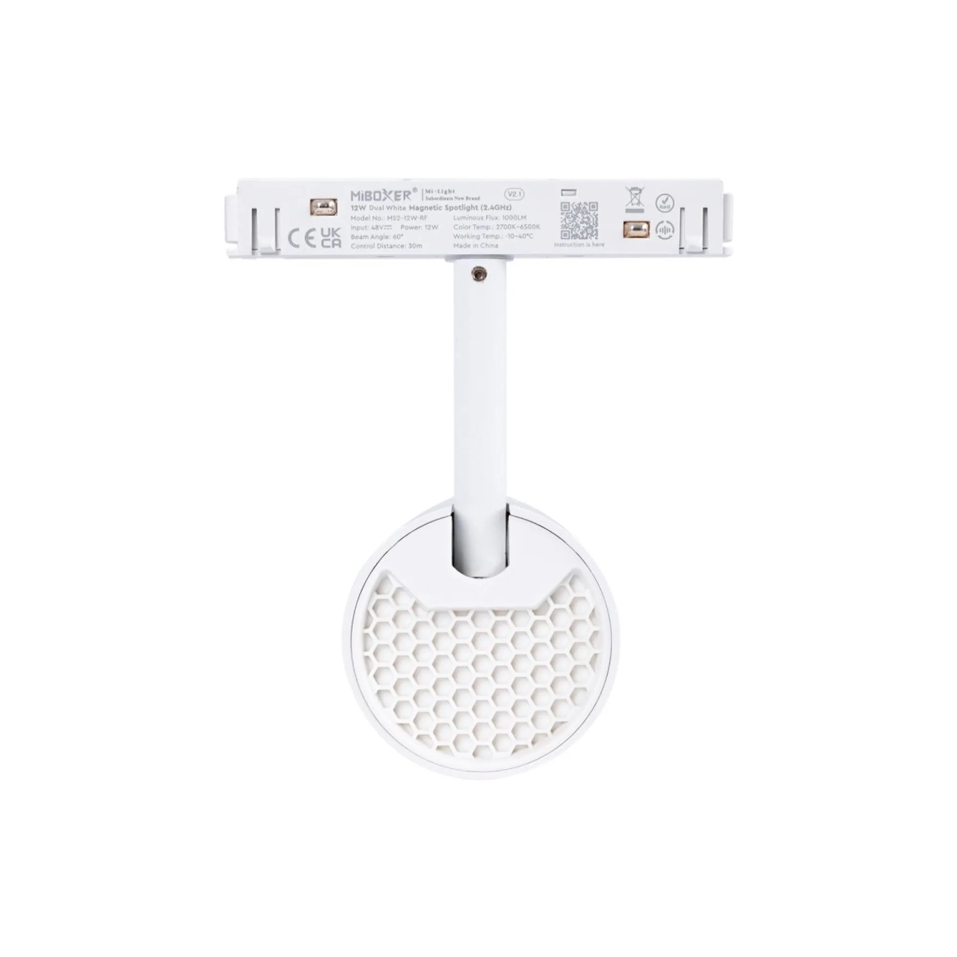 Foco LED CCT para carril magnético 48V - 12W - Mi Light