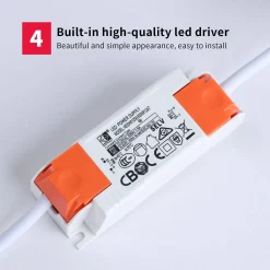 Foco LED COB empotrable y orientable con Zoom