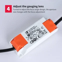 Foco LED COB empotrable y orientable con Zoom