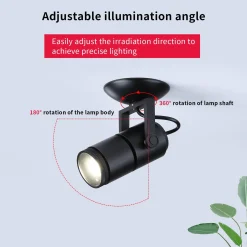 Foco LED COB empotrable y orientable con Zoom