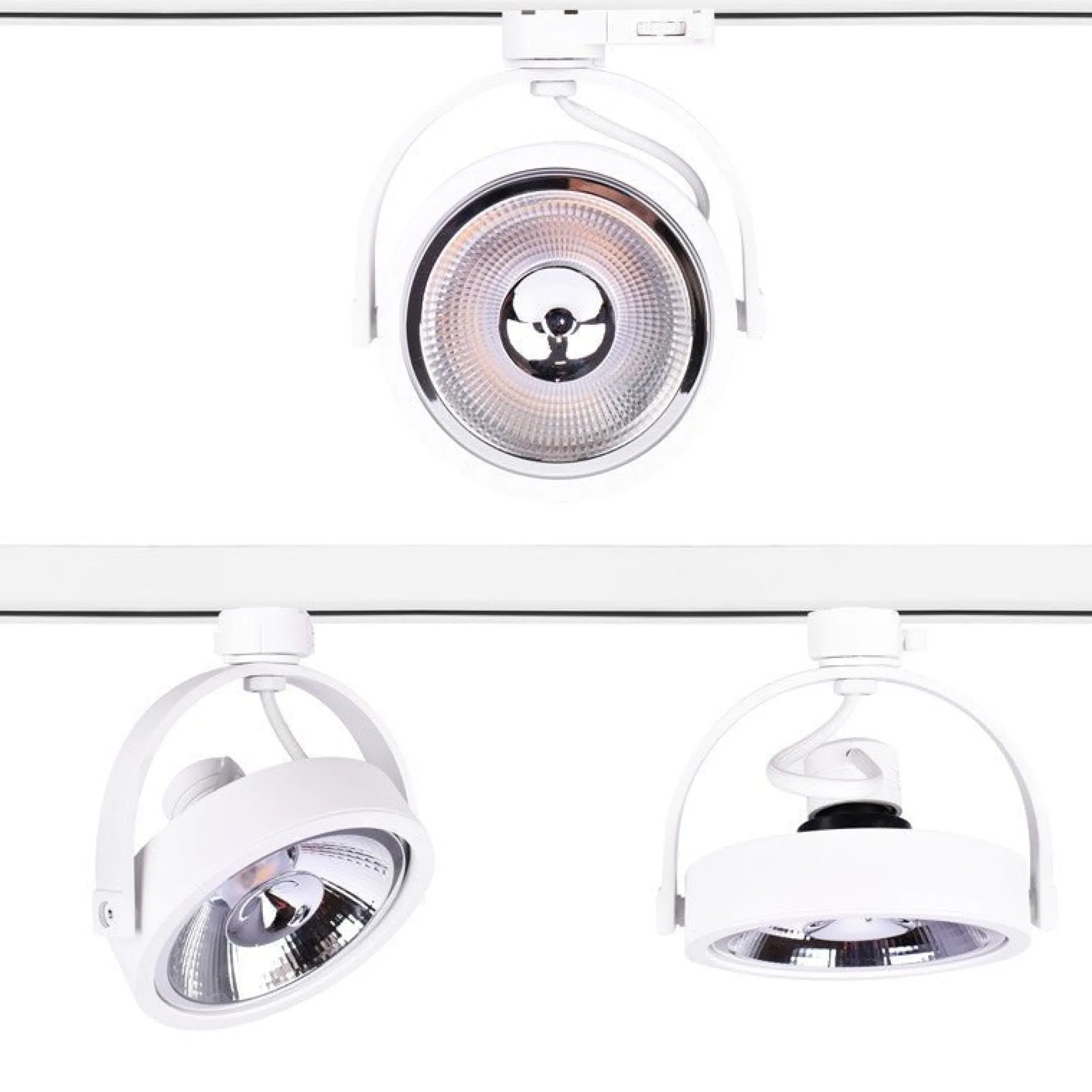 Foco Led de carril trifásico AR111 GU10