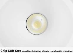 Foco LED downlight 6W 24º Inclinado