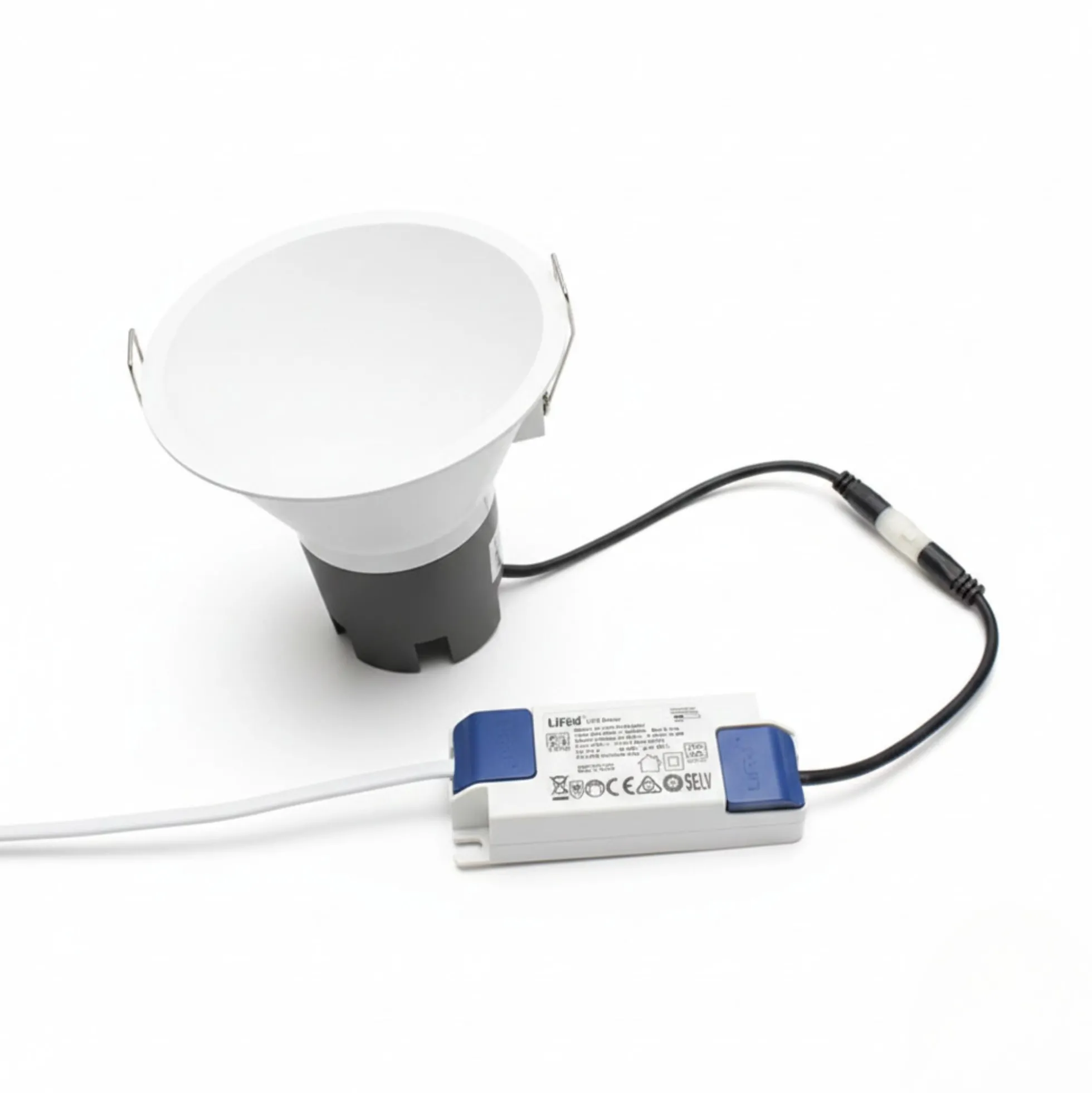 Foco LED empotrable blanco 11W "KOPPA"- Óptica 36º - Corte Ø 100mm - Bajo UGR