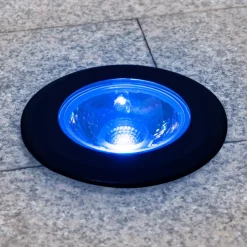 Foco LED empotrable en suelo - RGB - 12W - IP67 - 12VDC