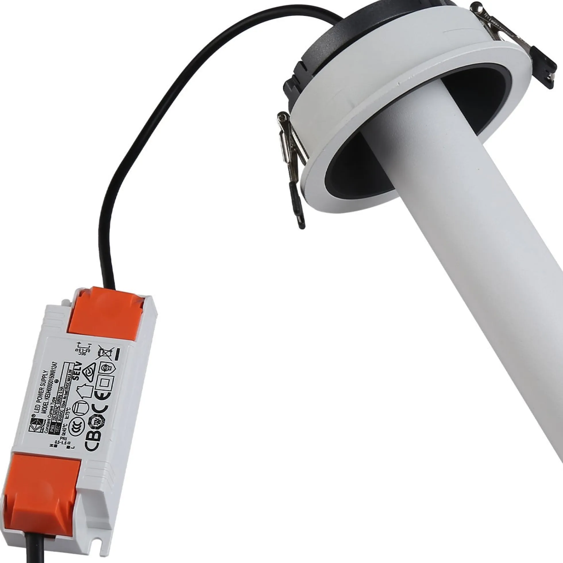 Foco LED empotrable orientable "ALAI" - Zoom - 200mm - 2800K - LED COB - chip Cree - 7W