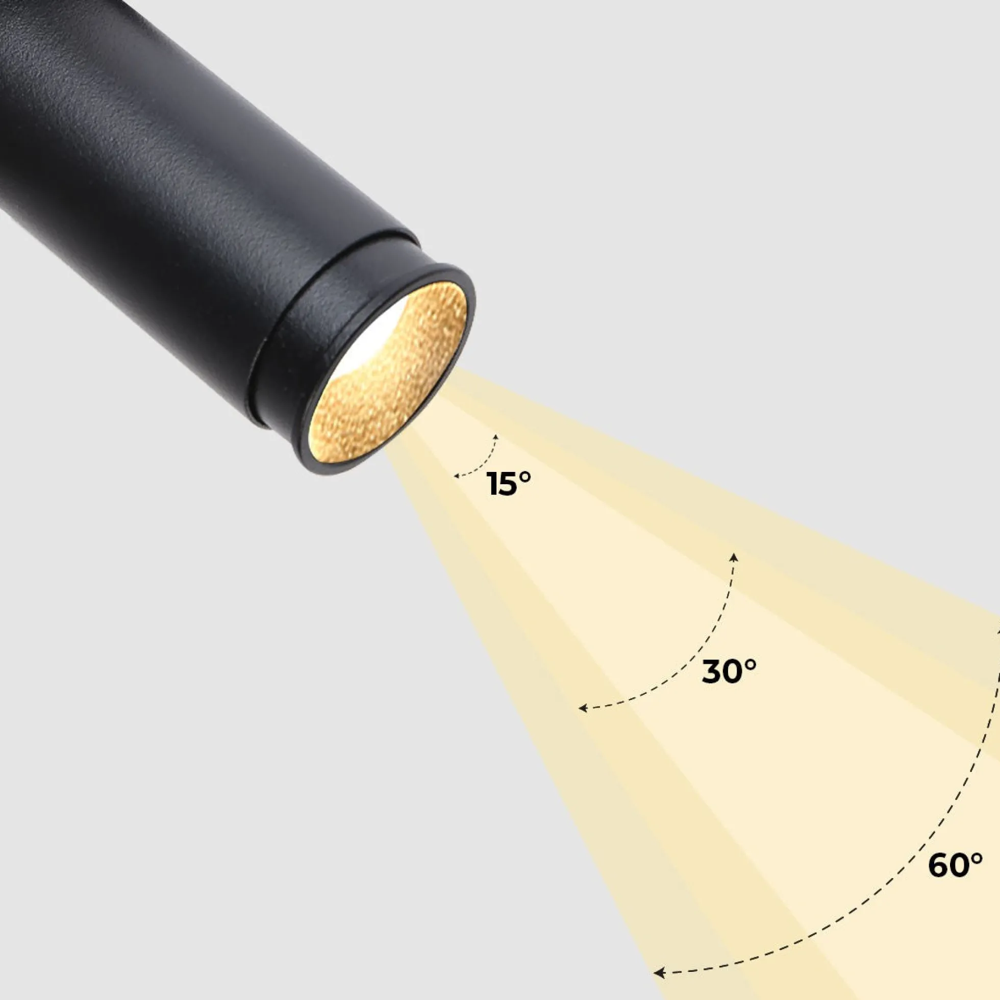 Foco LED empotrable orientable "ALAI" - Zoom - 200mm - 2800K - LED COB - chip Cree - 7W