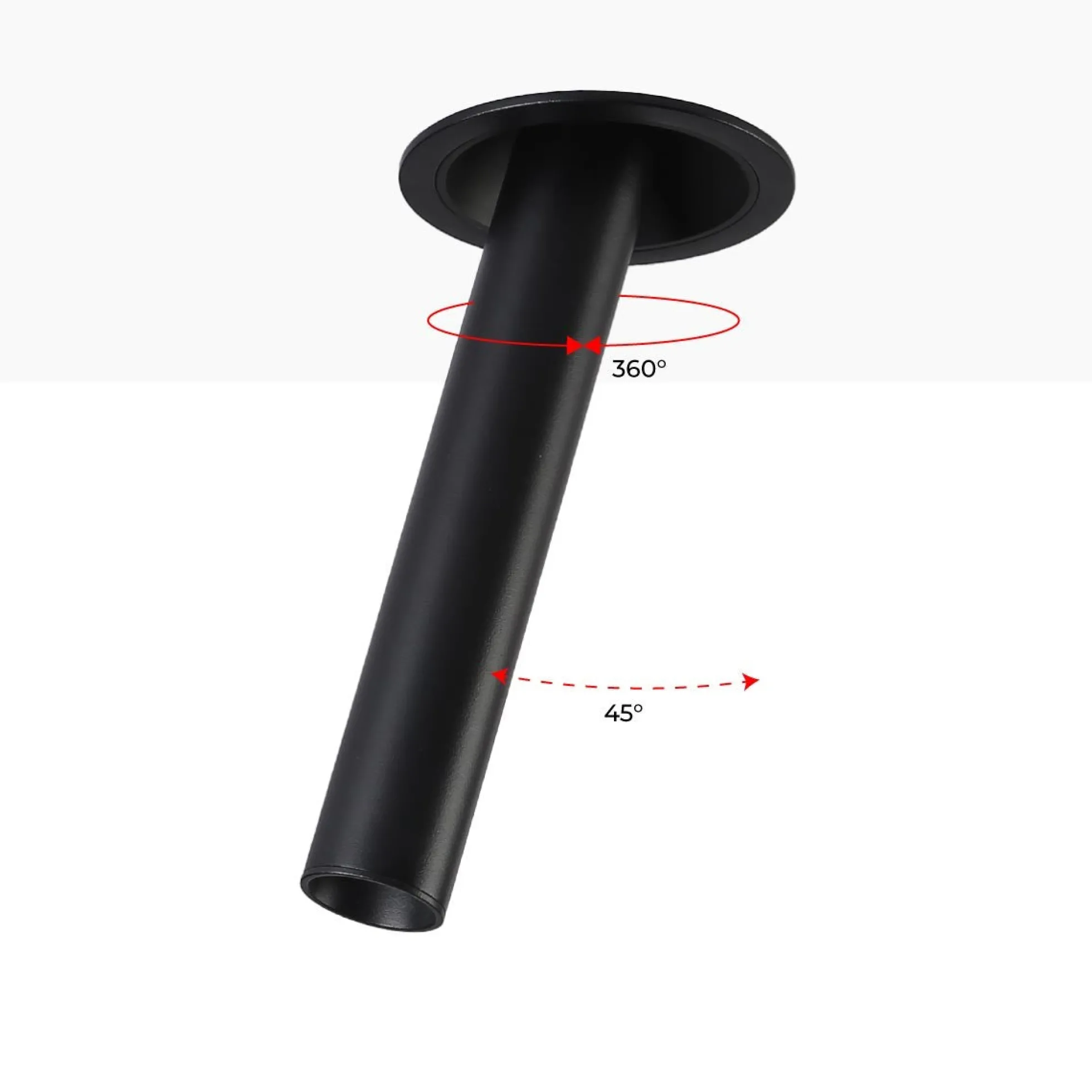 Foco LED empotrable orientable "ALAI" - Zoom - 200mm - 2800K - LED COB - chip Cree - 7W