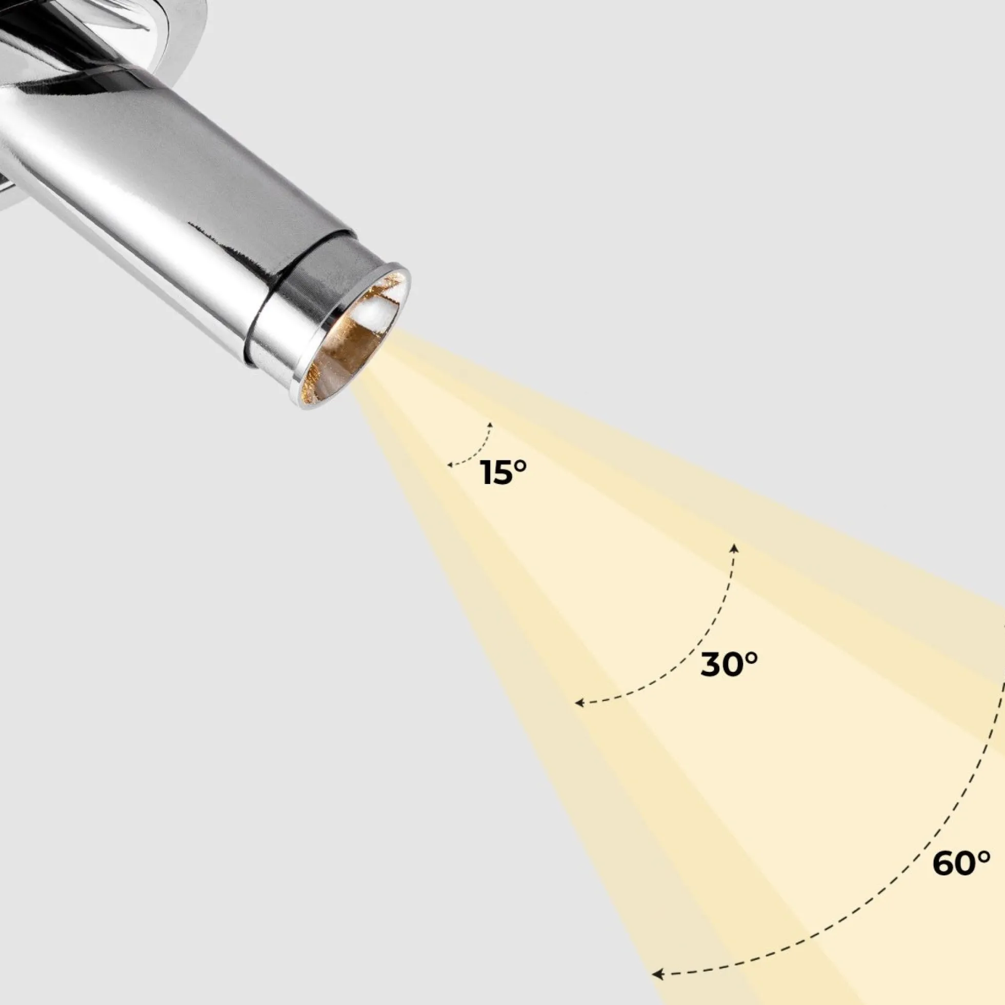Foco LED empotrable orientable "ALAI" - Zoom - 100mm - 2800K - LED COB - chip Cree - 7W