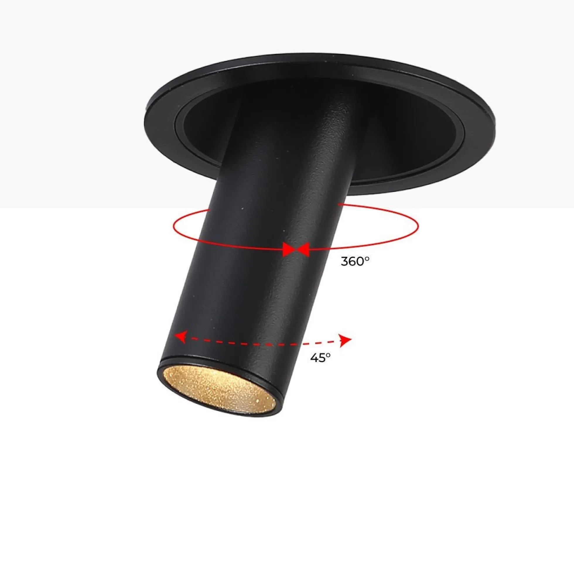 Foco LED empotrable orientable "ALAI" - Zoom - 100mm - 2800K - LED COB - chip Cree - 7W