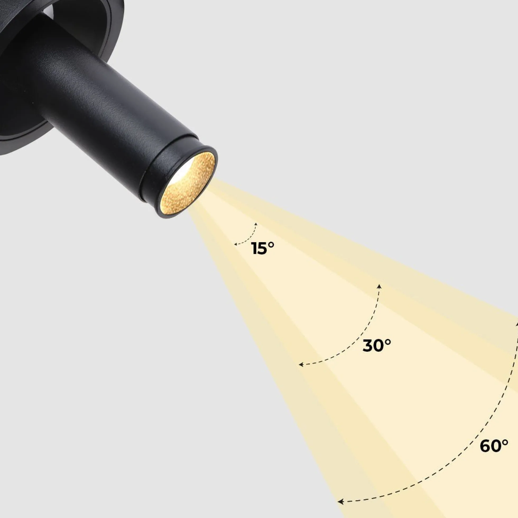 Foco LED empotrable orientable "ALAI" - Zoom - 100mm - 2800K - LED COB - chip Cree - 7W