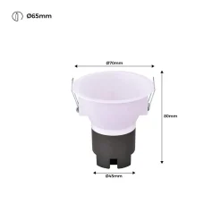 Foco LED empotrable 6W
