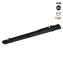 Foco LED Lineal Empotrable 40W UGR18 Chip Osram