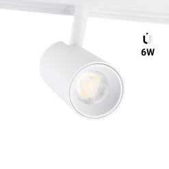 Foco LED para carril magnético 48V - 6W