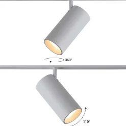 Foco LED para carril magnético 48V - 18W