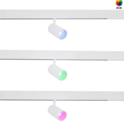 Foco LED para carril magnético RGB + CCT - 48V - 6W - Mi Light