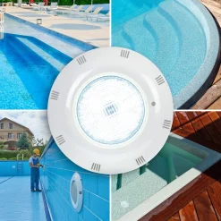 Foco LED sumergible para piscina - 12V AC - 24W - IP68 - Ø295mm