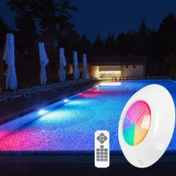 Foco LED sumergible para piscina - 12V AC - 24W - IP68 - Ø295mm