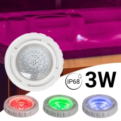 Foco LED sumergible para piscina - 12V AC - 3W - IP68 - Ø94mm