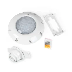 Foco LED sumergible para piscina de fibra - 12V AC - 24W - IP68 - Ø295mm
