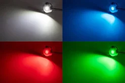 Foco LED sumergible RGB para embarcaciones  doble - 12V - 120W - IP68