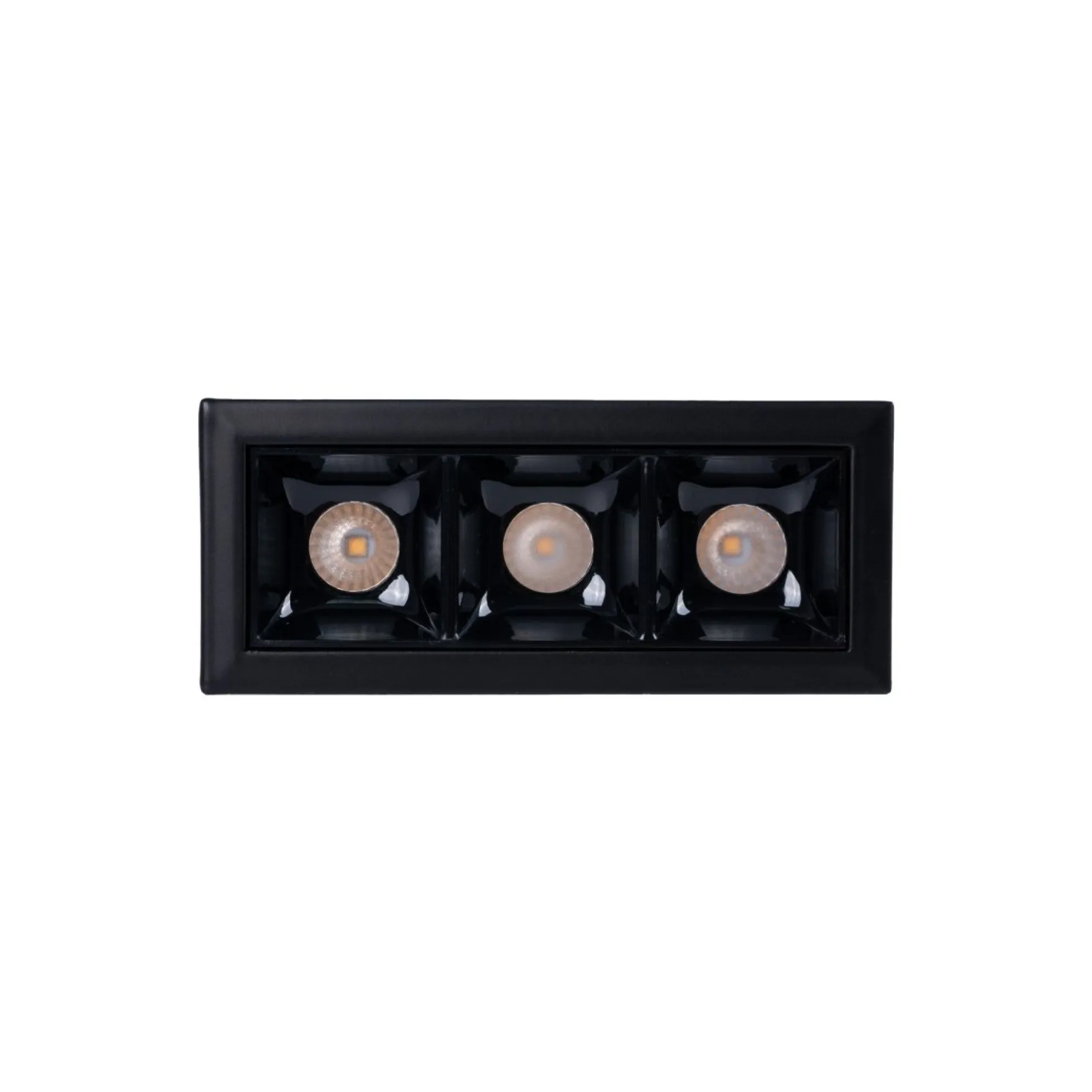 Foco lineal LED empotrable triple 6W - UGR18 - CRI90 - Chip OSRAM